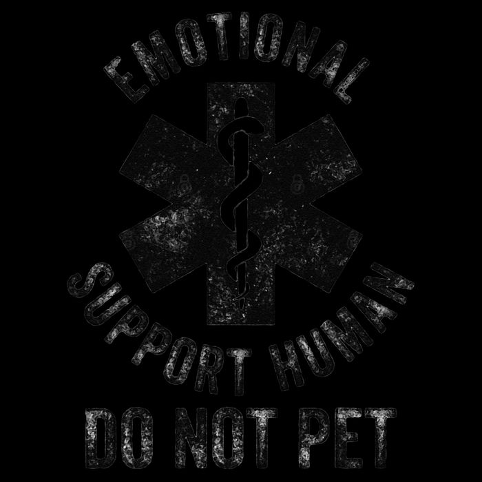 Emotional Support Husband Do Not Pet 16 in Basic Backpack
