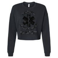 Emotional Support Husband Do Not Pet Cropped Pullover Crew