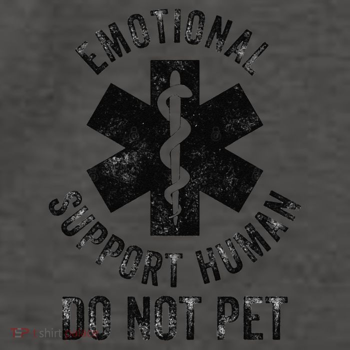 Emotional Support Husband Do Not Pet Vector Backpack