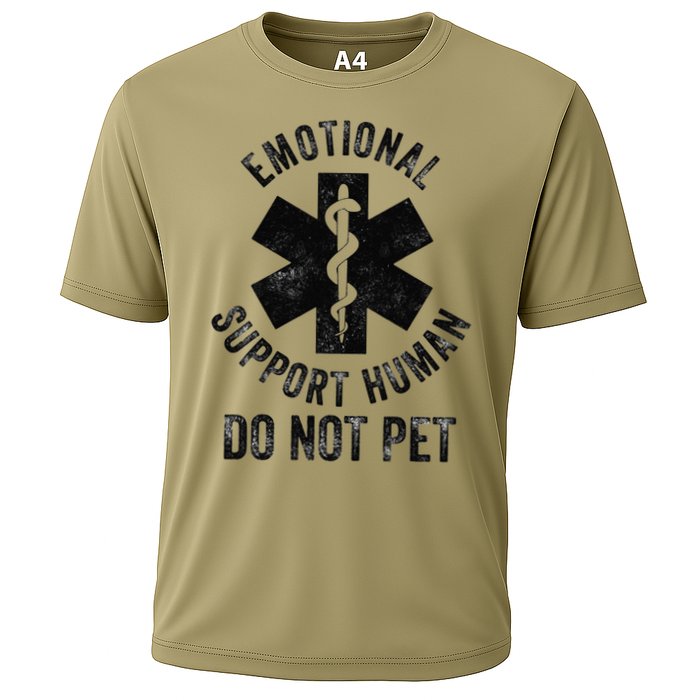 Emotional Support Husband Do Not Pet Cooling Performance Crew T-Shirt