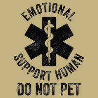 Emotional Support Husband Do Not Pet Cooling Performance Crew T-Shirt