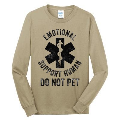 Emotional Support Husband Do Not Pet Tall Long Sleeve T-Shirt