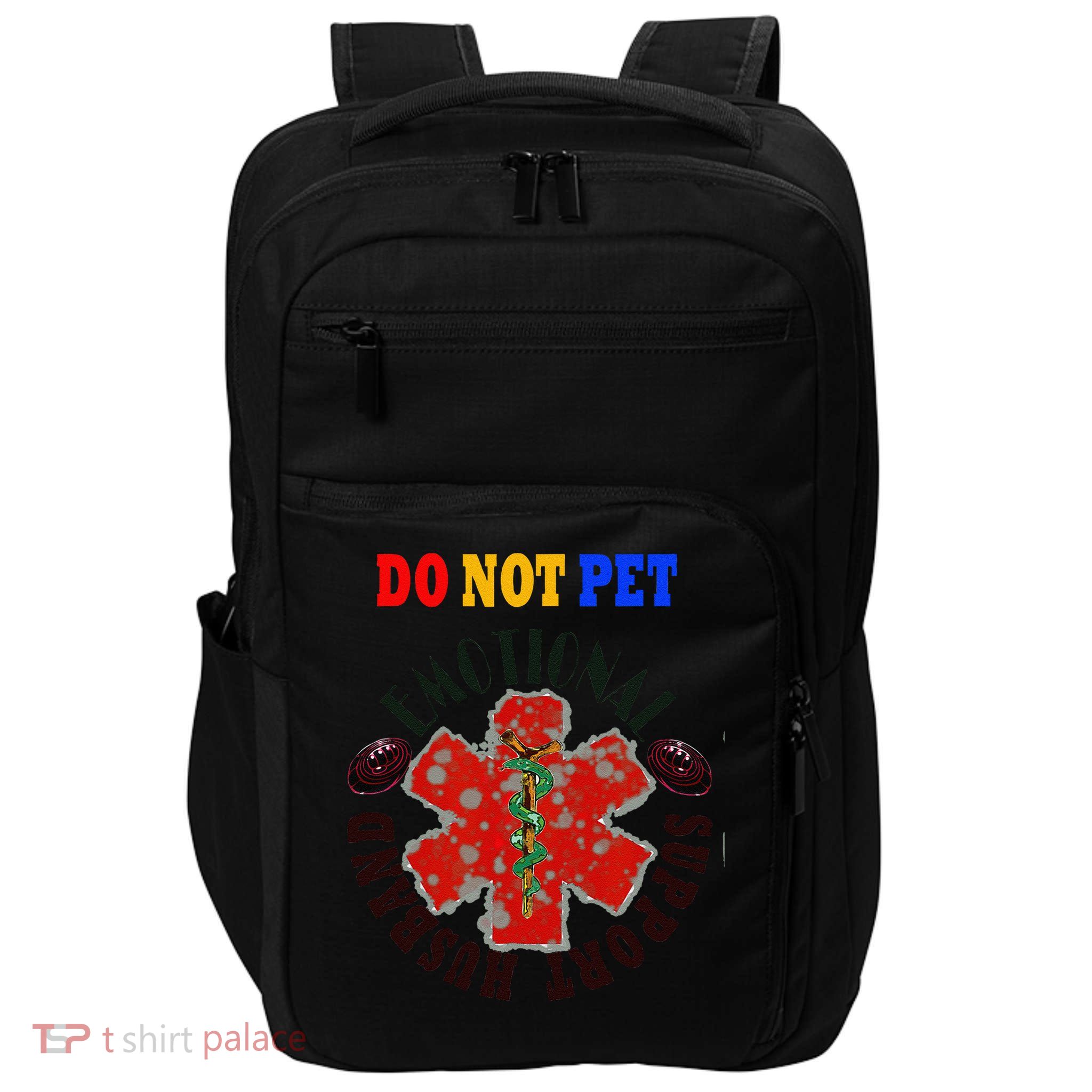 Emotional Support Husband Do Not Pet Impact Tech Backpack