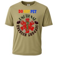 Emotional Support Husband Do Not Pet Cooling Performance Crew T-Shirt
