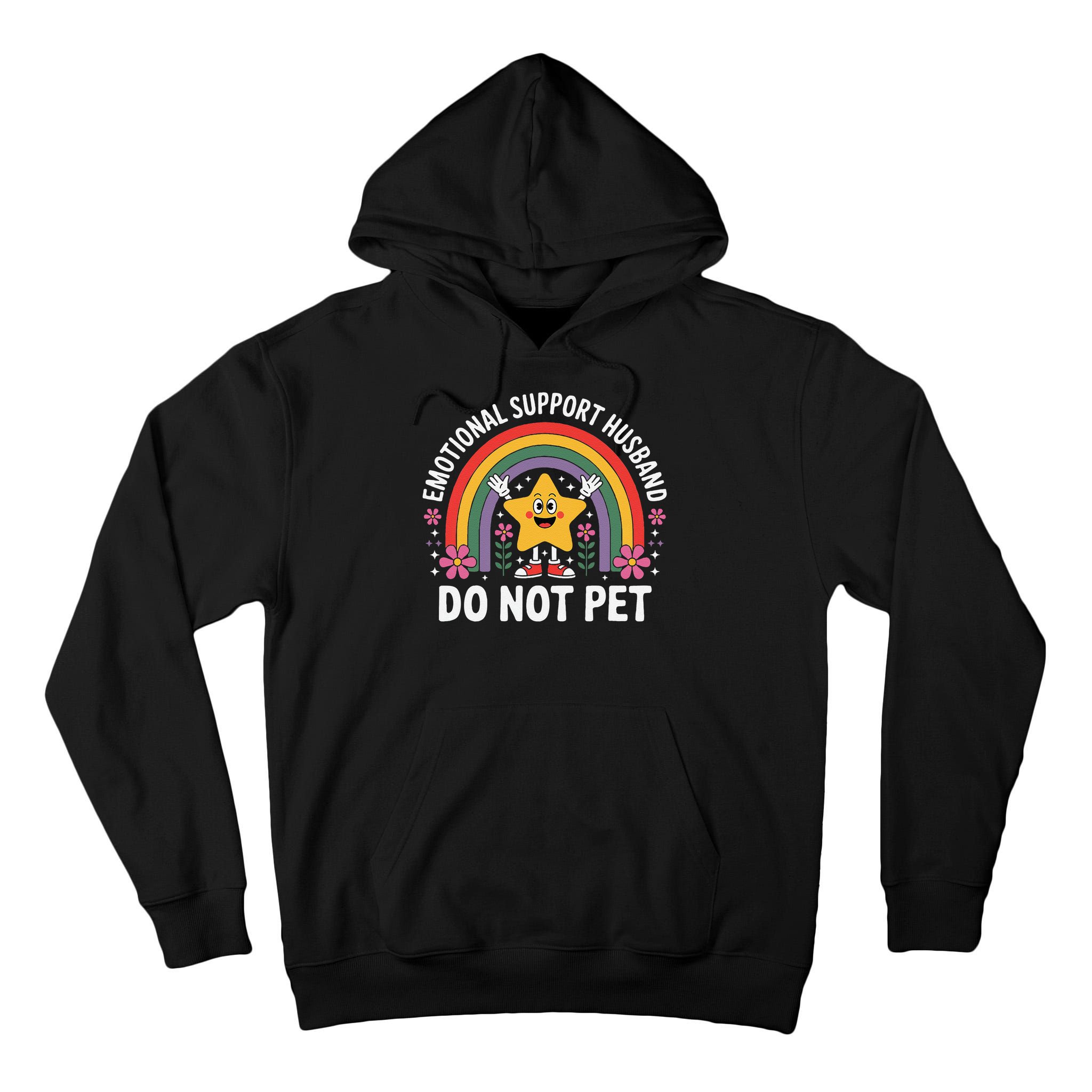 Emotional Support Husband Do Not Pet Tall Hoodie