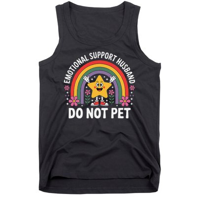 Emotional Support Husband Do Not Pet Tank Top