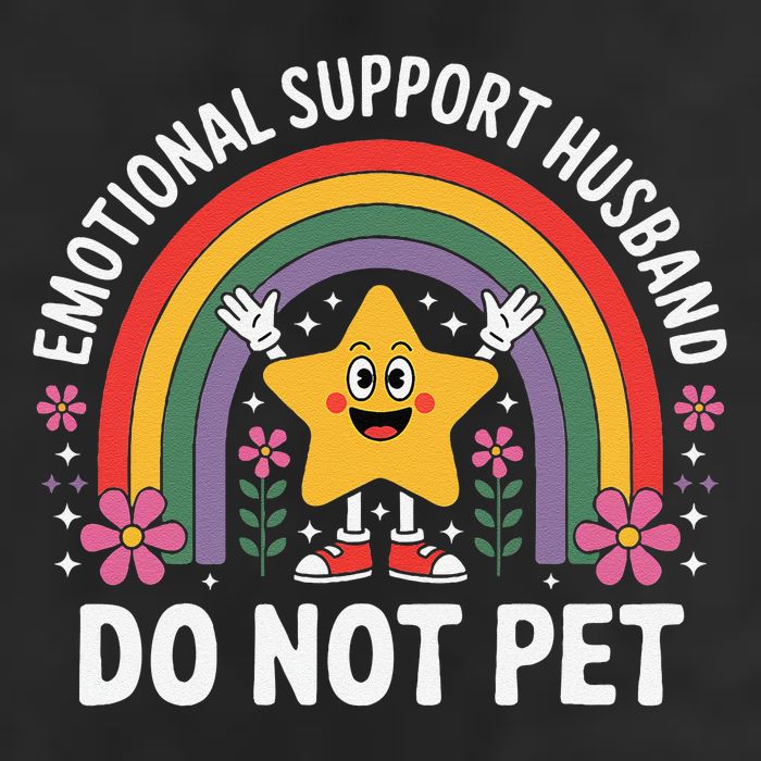 Emotional Support Husband Do Not Pet Golf Towel
