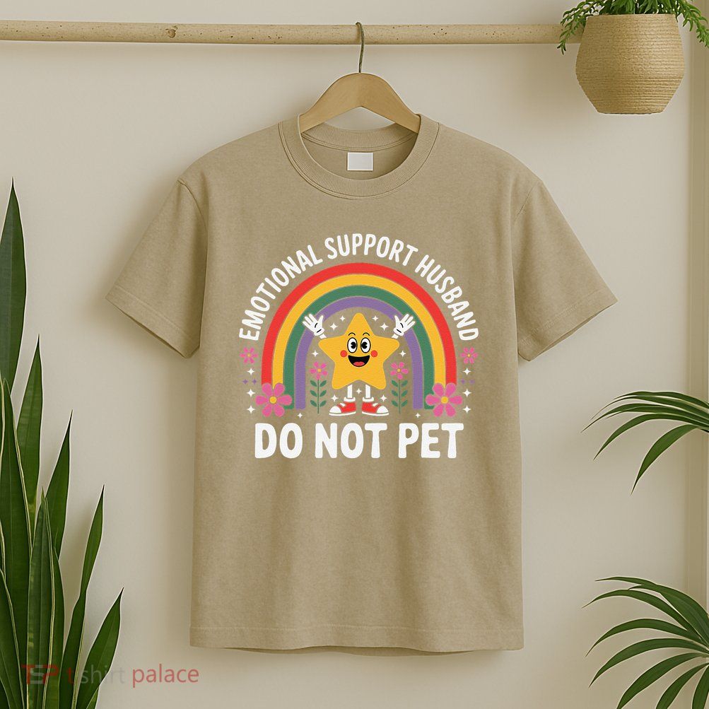 Emotional Support Husband Do Not Pet T-Shirt