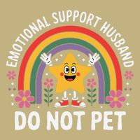 Emotional Support Husband Do Not Pet Sustainable Beanie