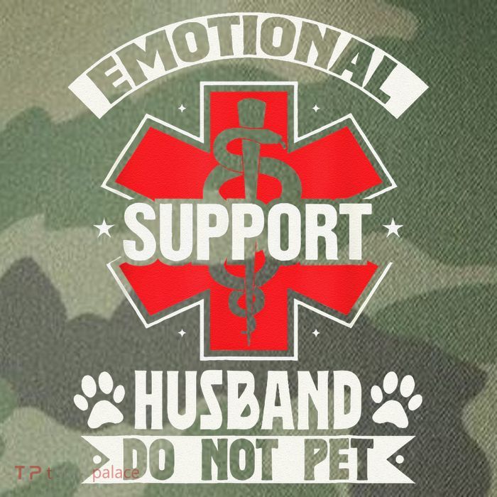 Emotional Support Husband Do Not Pet Meme Legacy Tie Dye Trucker Hat