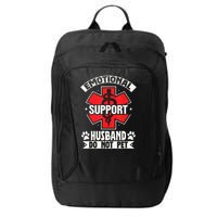 Emotional Support Husband Do Not Pet Meme City Backpack