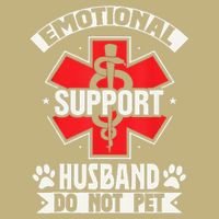 Emotional Support Husband Do Not Pet Meme Polo