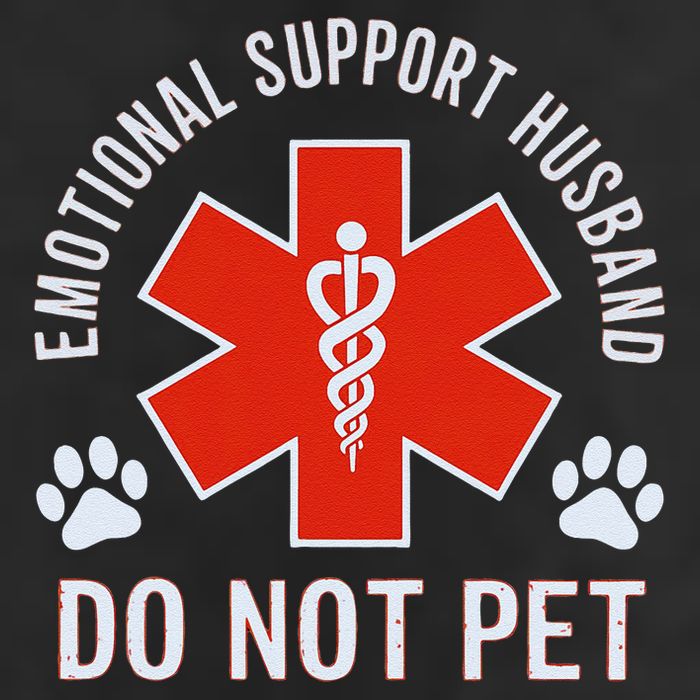 Emotional Support Husband Do Not Pet Cool Comfort Performance Bucket Hat