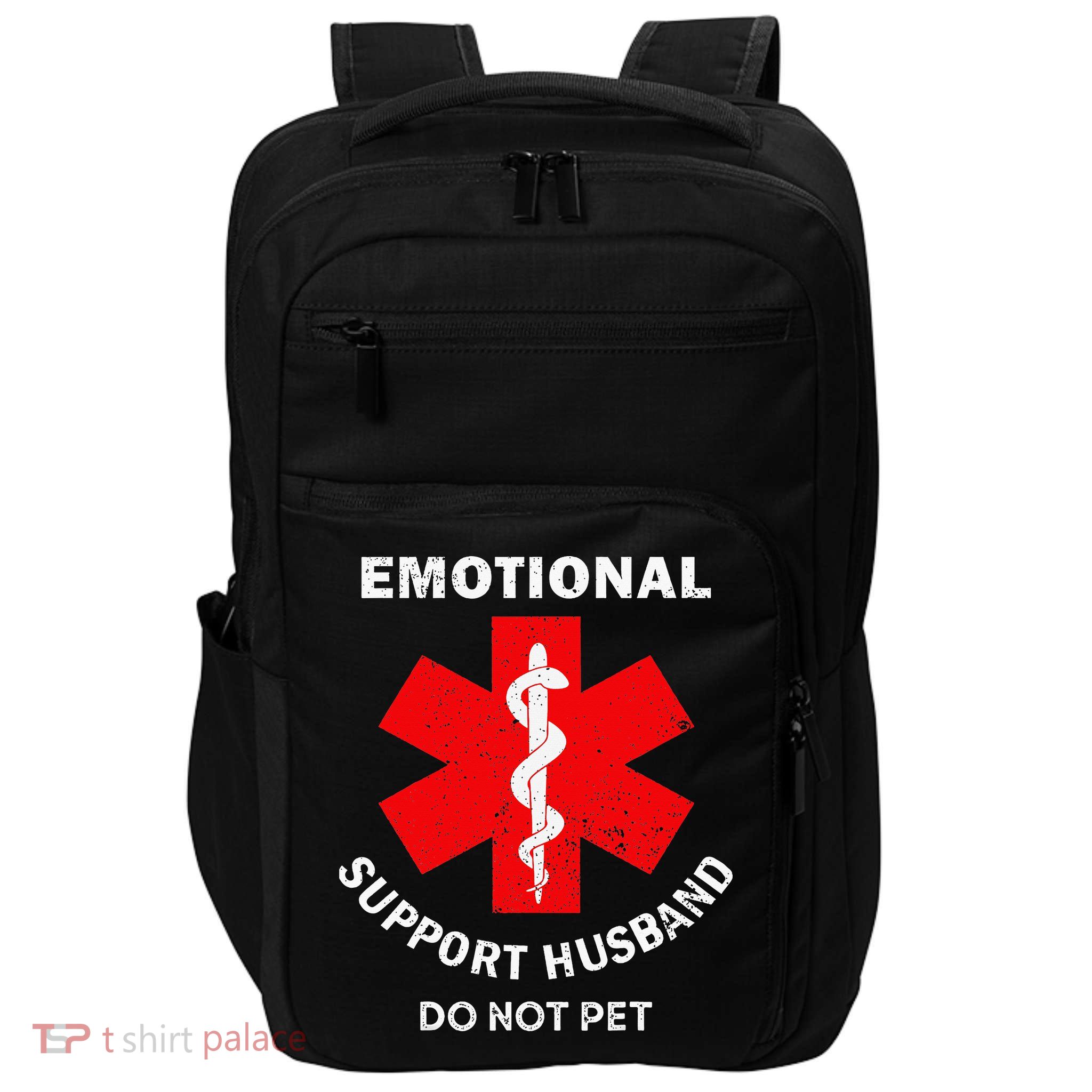 Emotional Support Husband Do Not Pet Impact Tech Backpack