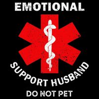 Emotional Support Husband Do Not Pet Wool Snapback Cap