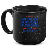 Emotional Support Husband Do Not Pet - Funny Husband 15oz Campfire Ceramic Mug