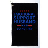 Emotional Support Husband Do Not Pet - Funny Husband Golf Towel