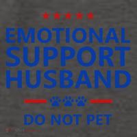 Emotional Support Husband Do Not Pet - Funny Husband Vector Backpack