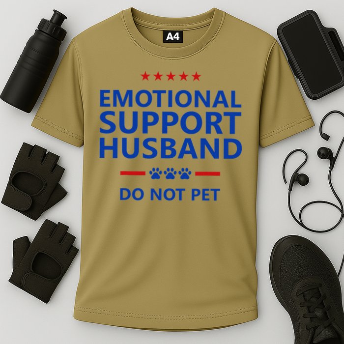 Emotional Support Husband Do Not Pet - Funny Husband Performance Shirt