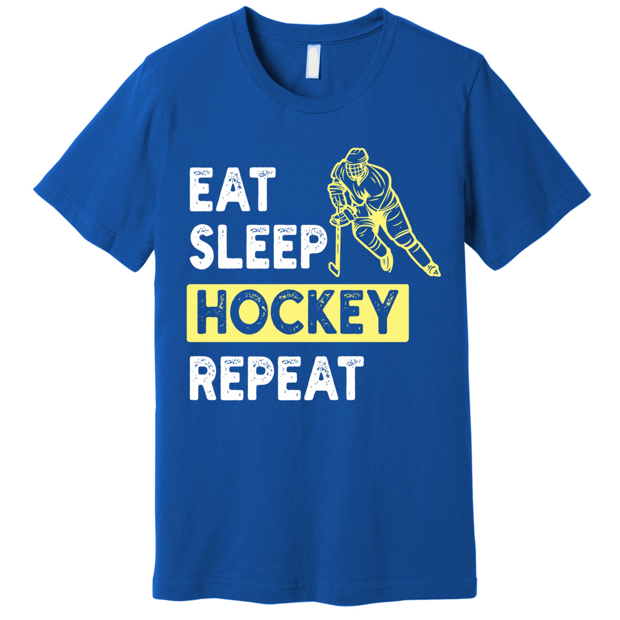 Eat Sleep Hockey Repeat Tee Gift Kids Hockey Lovers Gift Premium T-Shirt
