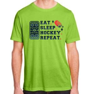 Eat Sleep Hockey Repeat Adult ChromaSoft Performance T-Shirt