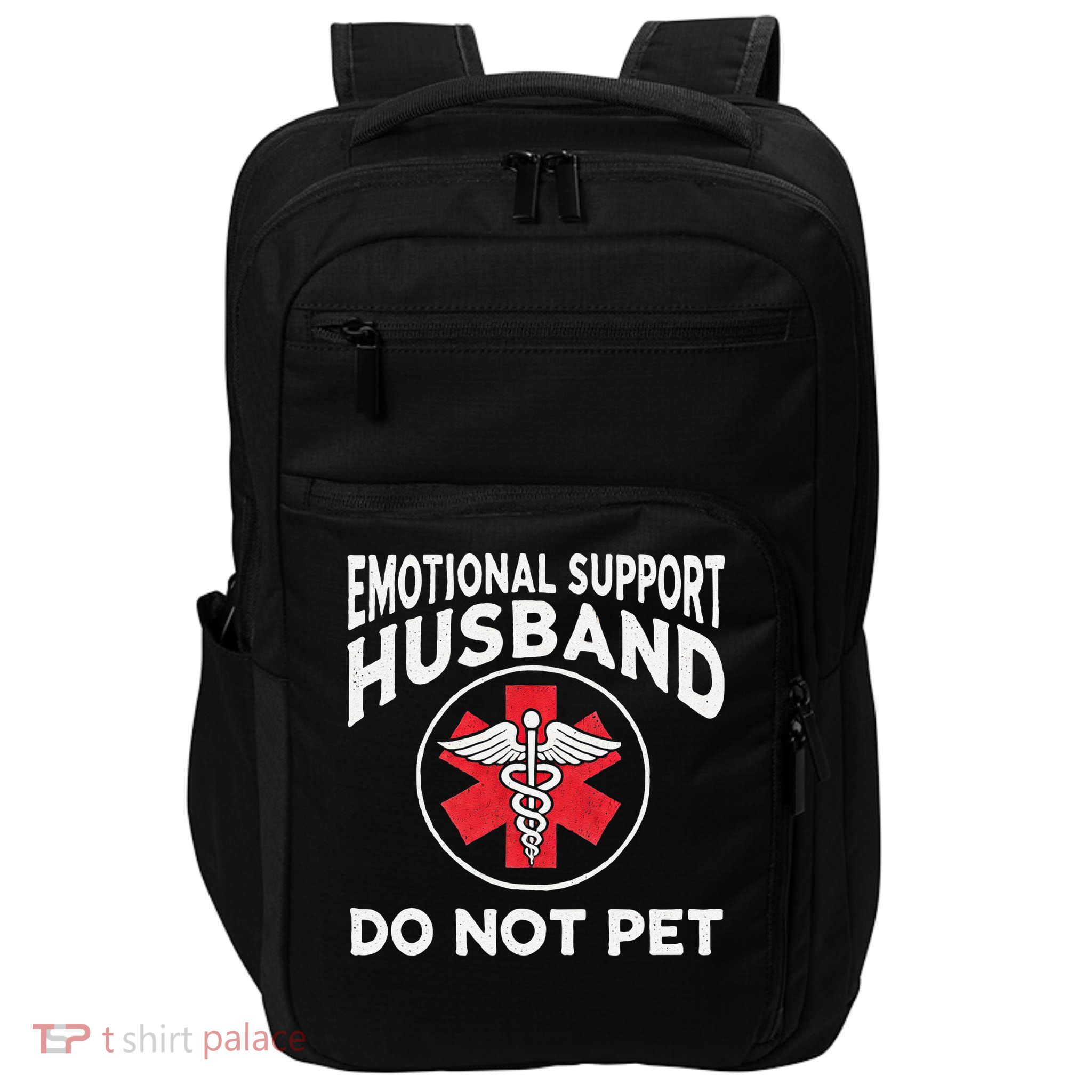 Emotional Support Husband Do Not Pet Impact Tech Backpack