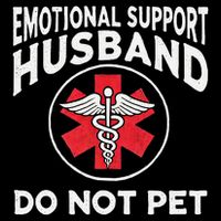 Emotional Support Husband Do Not Pet Bucket Hat