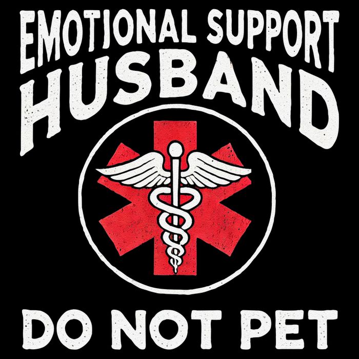 Emotional Support Husband Do Not Pet Bucket Hat