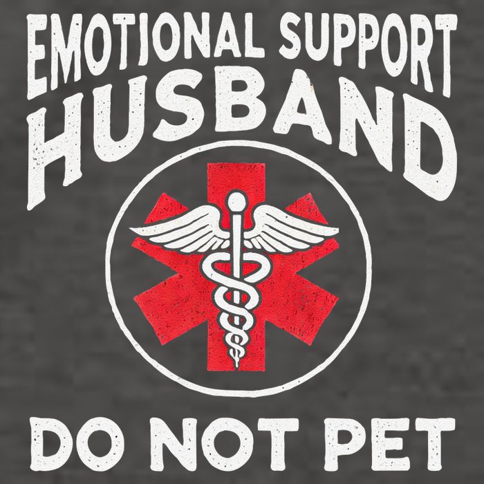 Emotional Support Husband Do Not Pet Vector Backpack