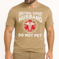 Emotional Support Husband Do Not Pet Cooling Performance Crew T-Shirt