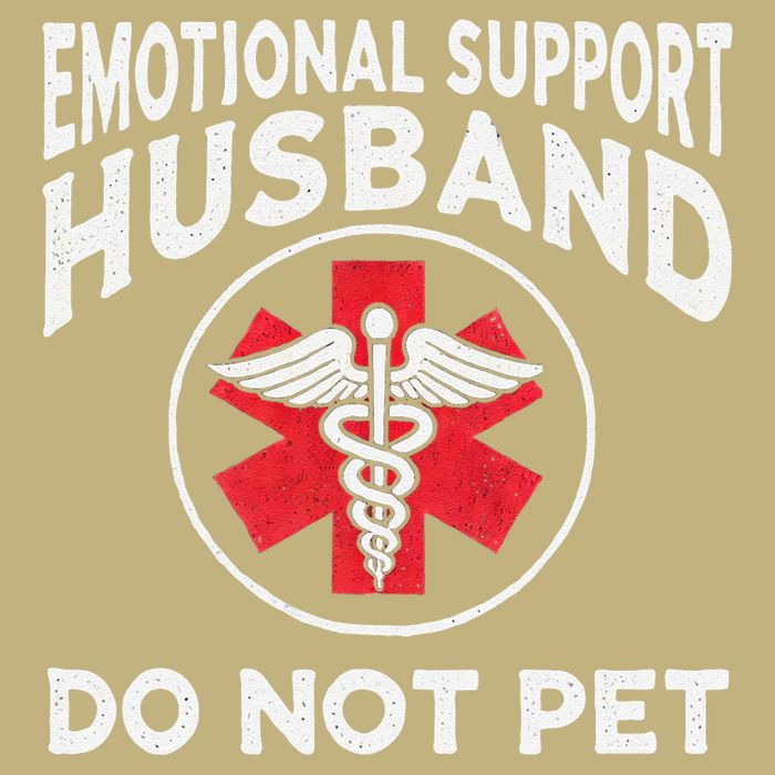Emotional Support Husband Do Not Pet Cooling Performance Crew T-Shirt