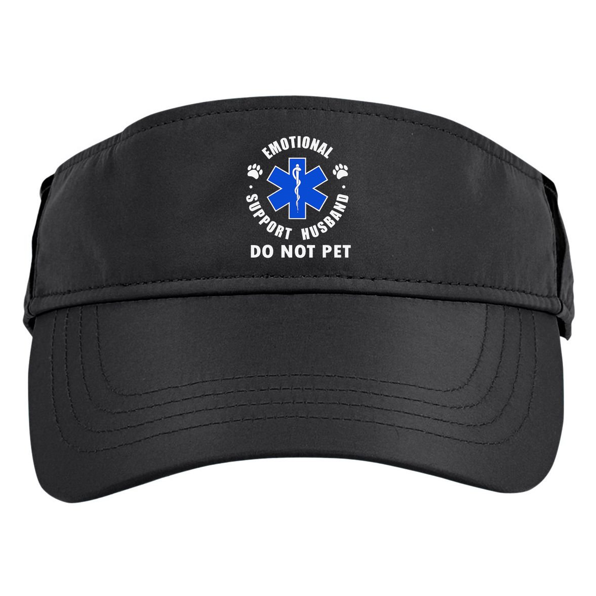Emotional Support Husband Do Not Pet Adult Drive Performance Visor