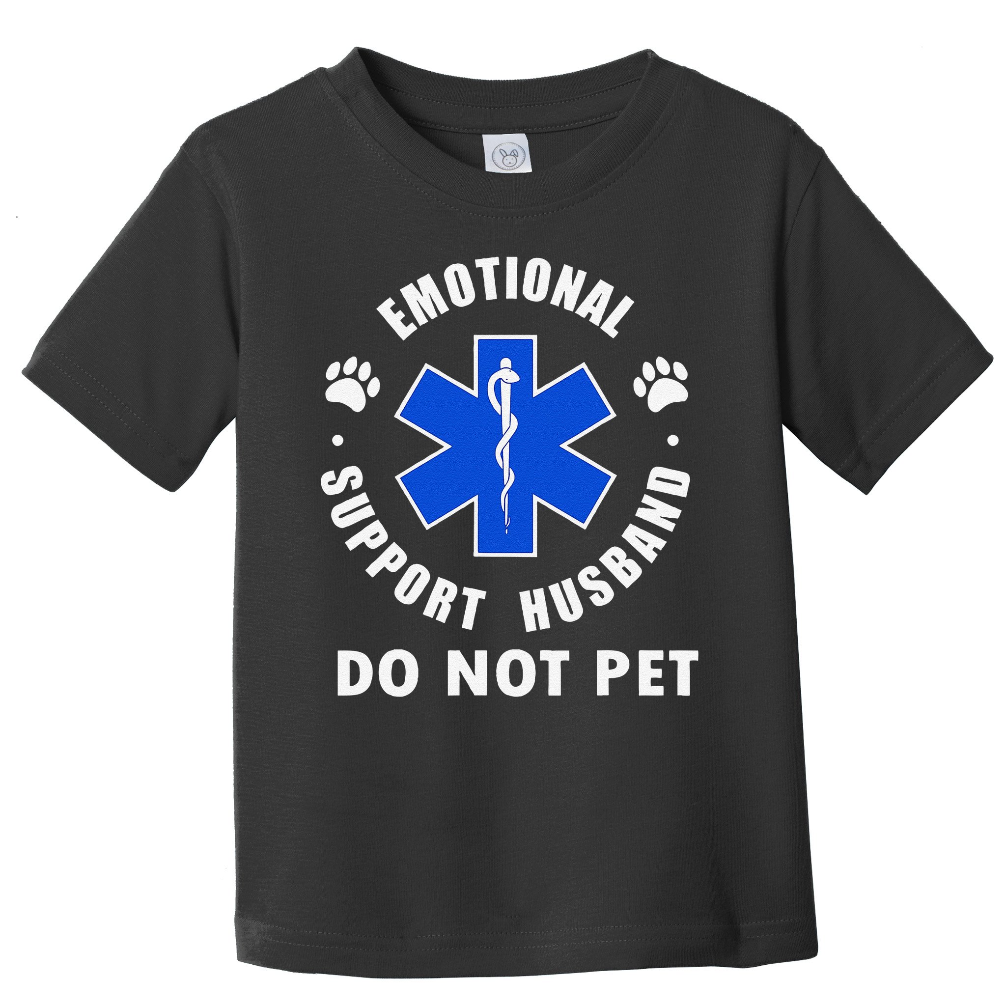 Emotional Support Husband Do Not Pet Toddler T-Shirt