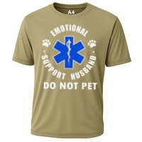Emotional Support Husband Do Not Pet Cooling Performance Crew T-Shirt