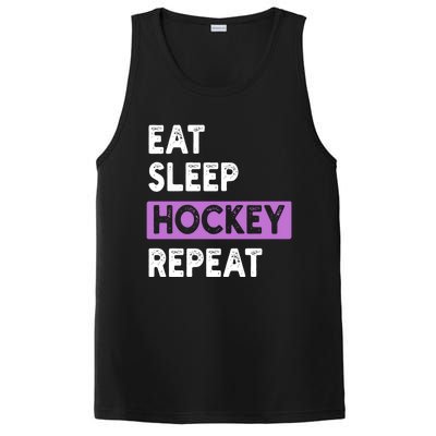 Eat Sleep Hockey Repeagift Hockey Lovers Gift Cute Gift PosiCharge Competitor Tank