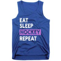 Eat Sleep Hockey Repeagift Hockey Lovers Gift Cute Gift Tank Top