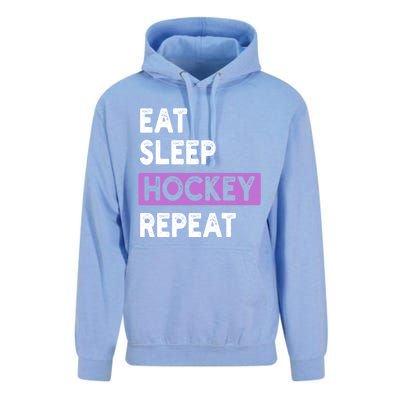 Eat Sleep Hockey Repeagift Hockey Lovers Gift Cute Gift Unisex Surf Hoodie