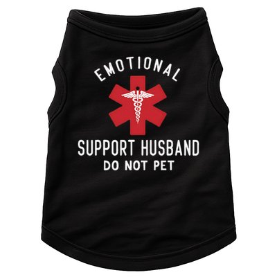 Emotional Support Husband Do Not Pet Funny Doggie Tank