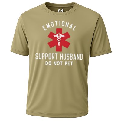 Emotional Support Husband Do Not Pet Funny Performance Shirt