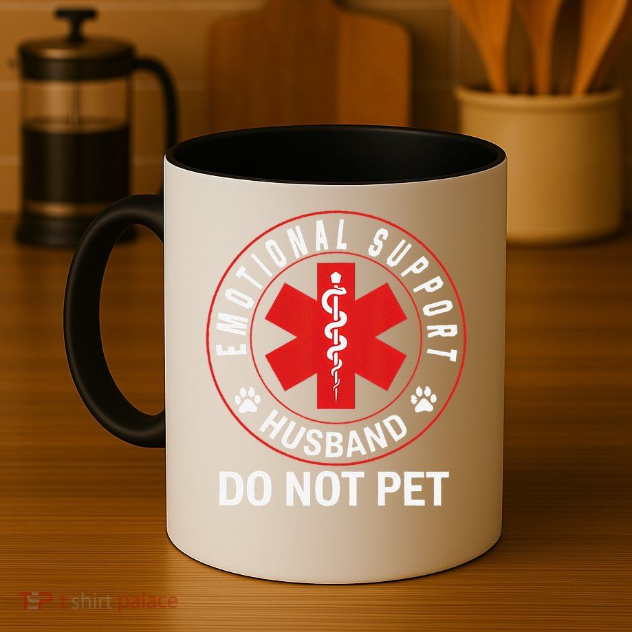 Emotional Support Husband Do Not Pet Mug