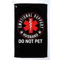 Emotional Support Husband Do Not Pet Golf Towel