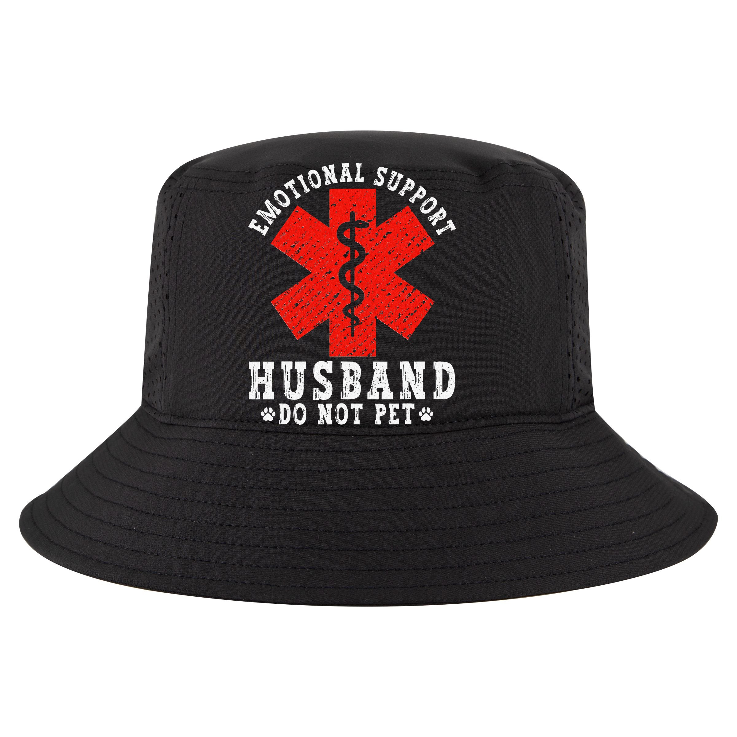 Emotional Support Husband Do Not Pet Youth Performance Sprint T-Shirt