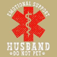 Emotional Support Husband Do Not Pet Cooling Performance Crew T-Shirt