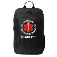 Emotional Support Husband Do Not Pet Cool Husband City Backpack