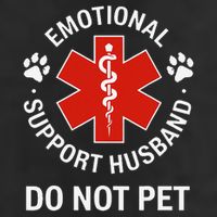 Emotional Support Husband Do Not Pet Cool Husband Adult Drive Performance Visor