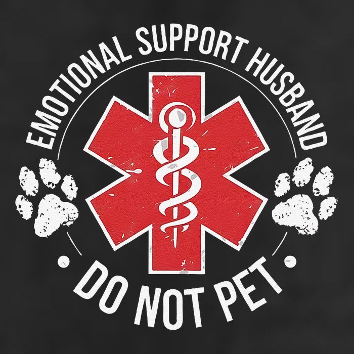 Emotional Support Husband Do Not Pet Gag Design Apparel Cool Comfort Performance Bucket Hat
