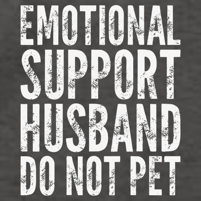 Emotional Support Husband Do Not Pet - Funny Saying Vector Backpack