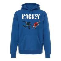 Eat Sleep Hockey Ice Hockey Player Gift Premium Hoodie