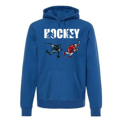 Eat Sleep Hockey Ice Hockey Player Gift Premium Hoodie