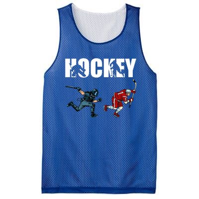 Eat Sleep Hockey Ice Hockey Player Gift Mesh Reversible Basketball Jersey Tank